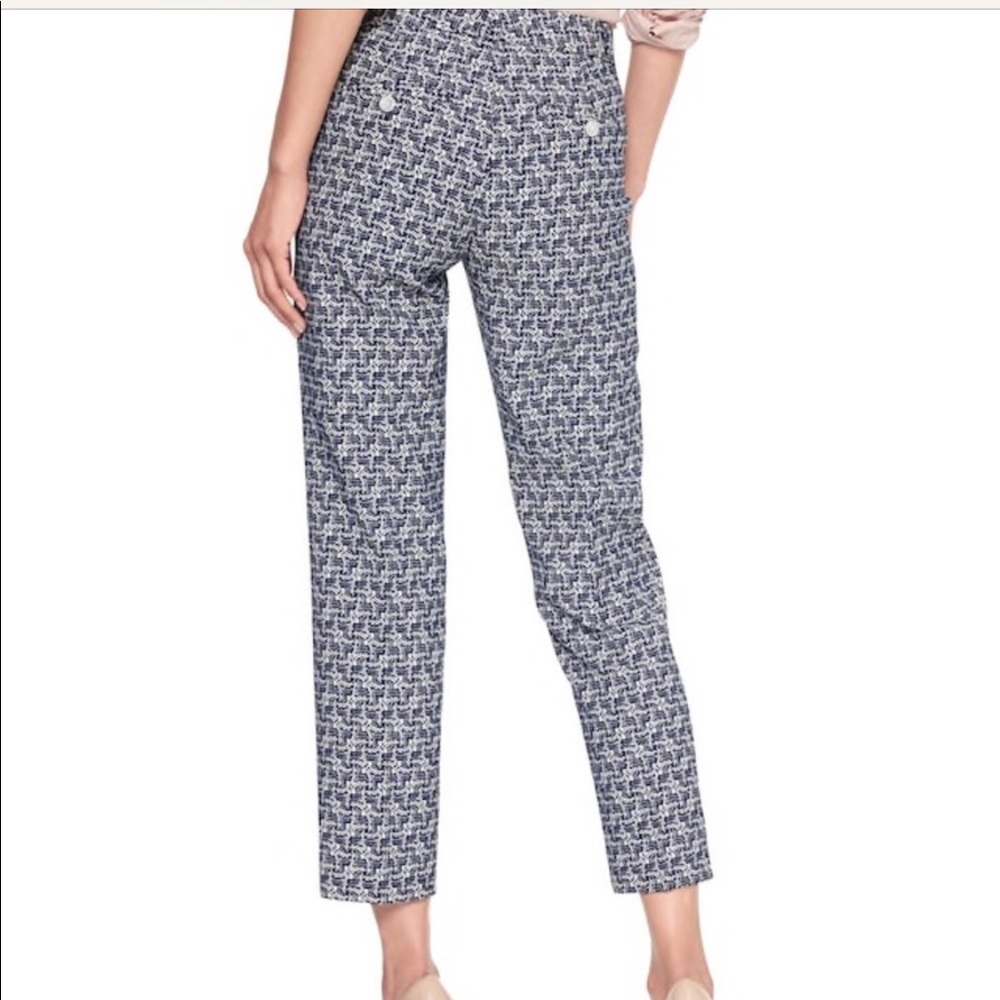 Banana Republic Avery Art Deco Stretch Ankle Pant - Picture 2 of 7